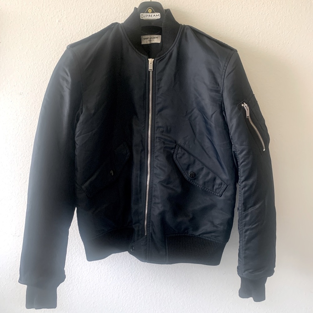 SAINT LAURENT X HEDI SLIMANE MA-1 BOMBER